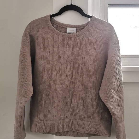 Aritzia Wilfred textured sweater, small, cream - Picture 1 of 2